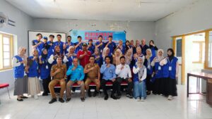 Penerimaan Mahasiswa KKN dari ITSBM Selayar di Aula Kantor Camat Pasimasunggu Kabupaten Kepulauan Selayar